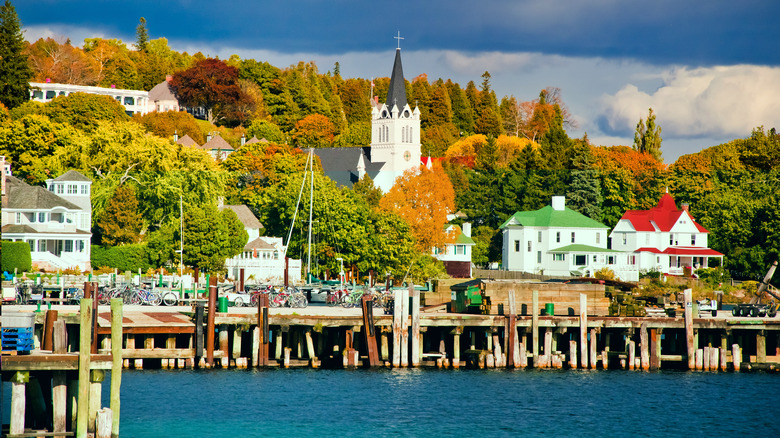 Mackinac Island in autumn