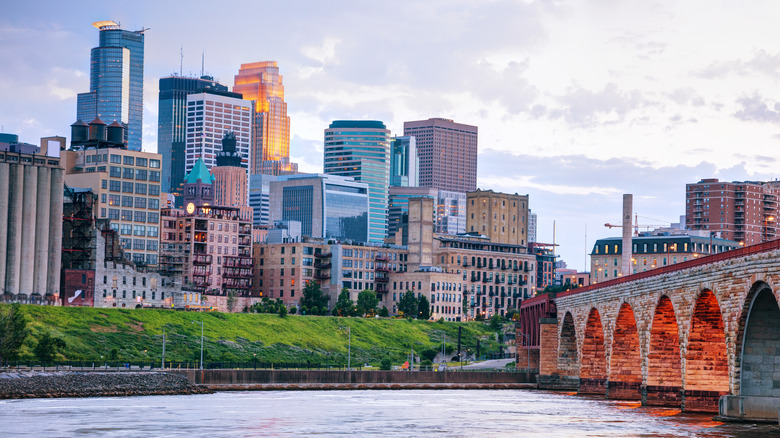 Minneapolis at sunset