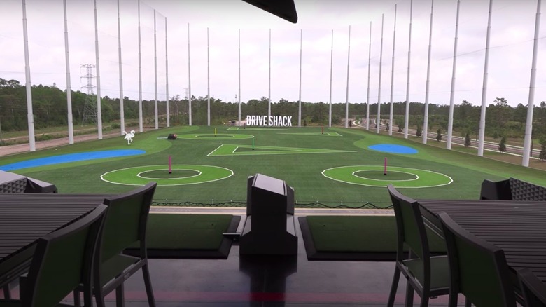 Drive Shack's golf range