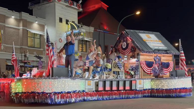 Fourth of July parade night