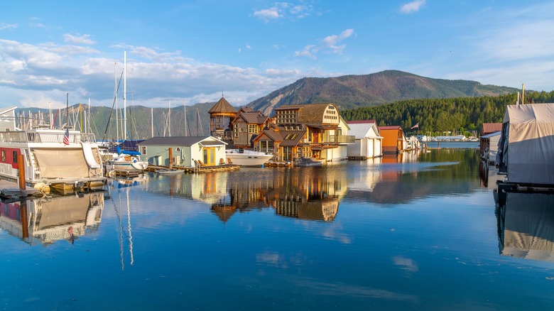 Marina in Bayview, Idaho