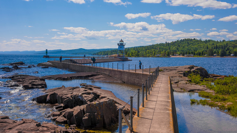 Lighthouse in Grand Marais, Minnesota