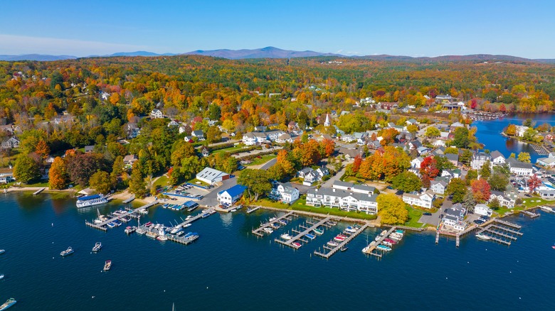 Aerial view of Wolfeboro