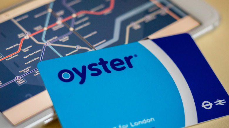 Oyster card and Tube map