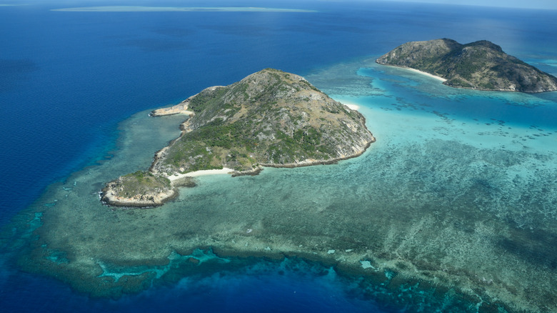 aerial view Lizard Island
