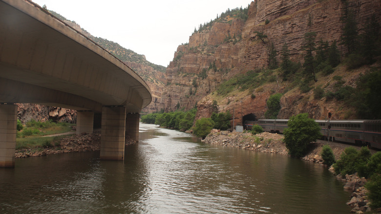 California Zephyr chugs through trees