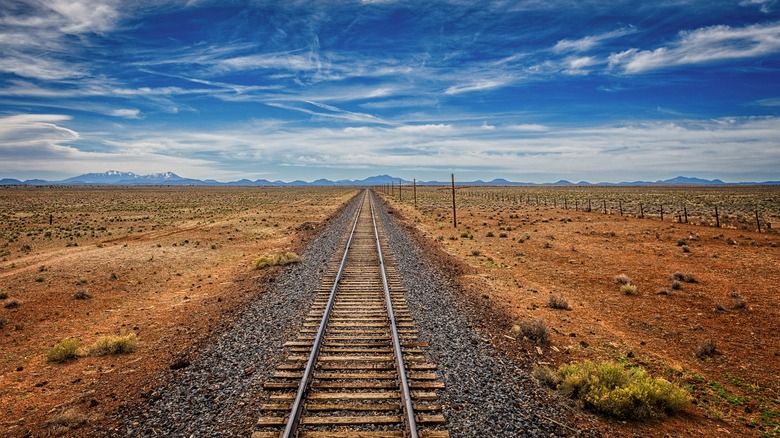 Grand canyon railway desert