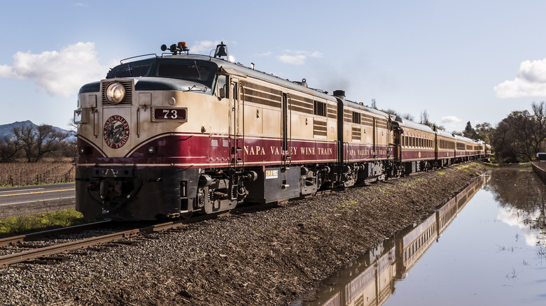 Napa Valley Wine Train running