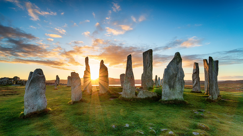 Calanais Standing Stones in Scotland