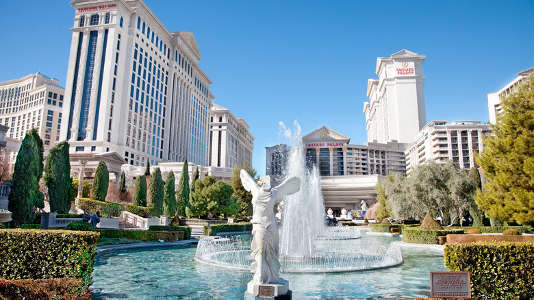 gorgeous view of Caesar's Palace