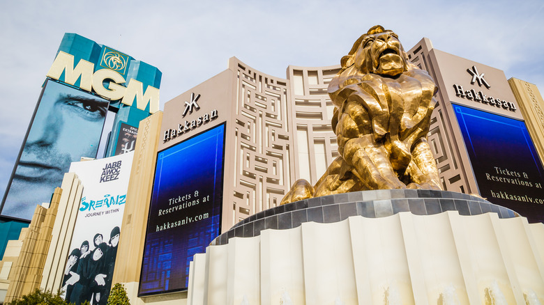 MGM Grand from below