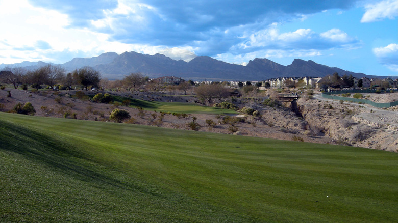 Nevada golf course.