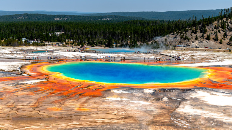 Grand Prismatic Spring at Yellowstone