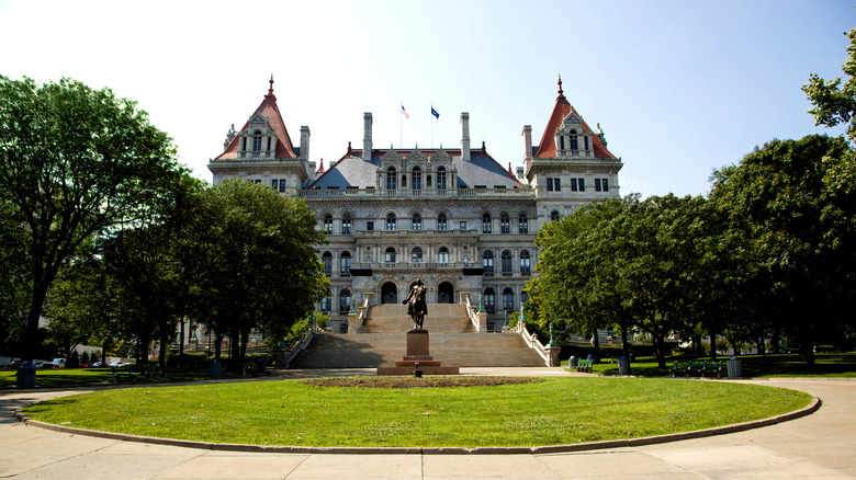 New York state capital in Albany
