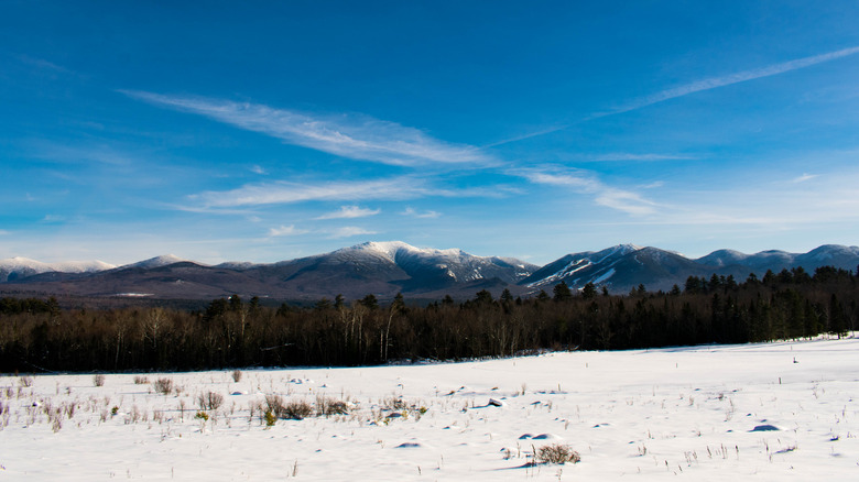 Winter in Sugar Hill, New Hampshire