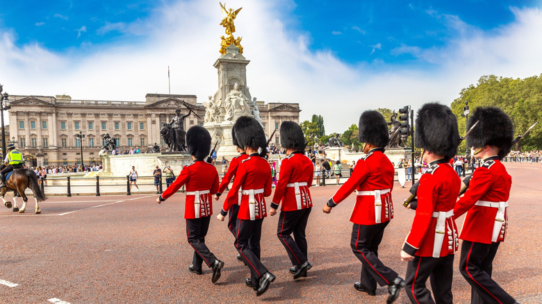 Changing of the Guards in London, England