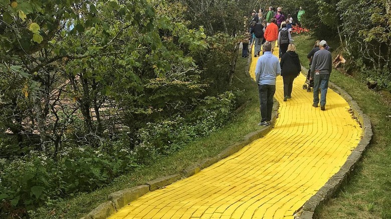 Land of Oz yellow-brick road