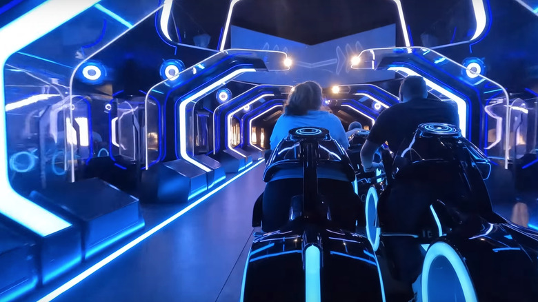 Futuristic ride at Disney World