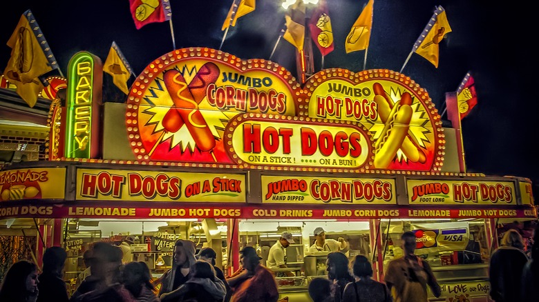 Hot dog stand at California Fair