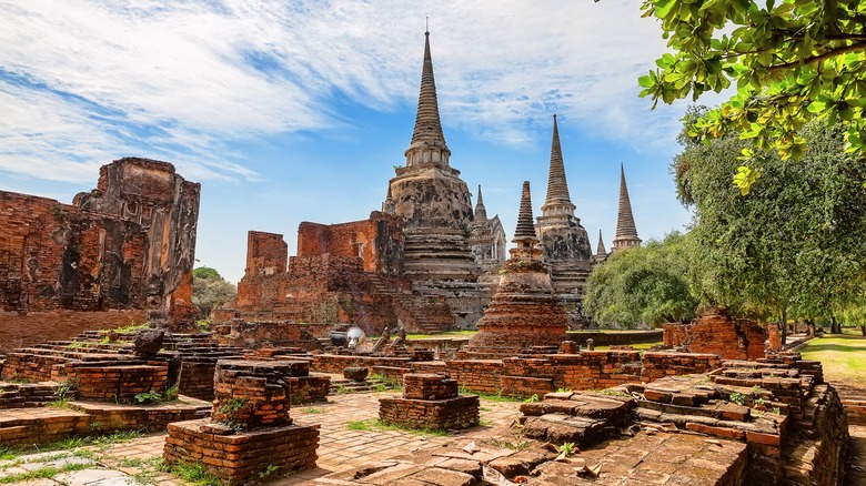 A temple at Ayutthaya, Thailand