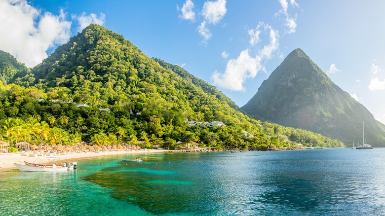 Iconic peaks of St. Lucia