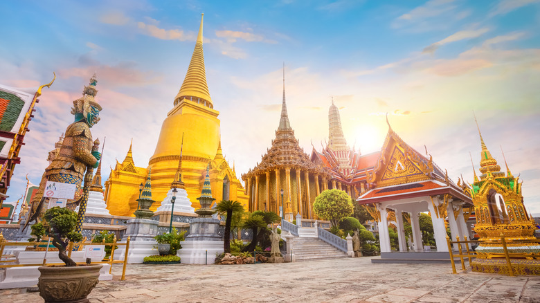 Temple and palace in Bangkok