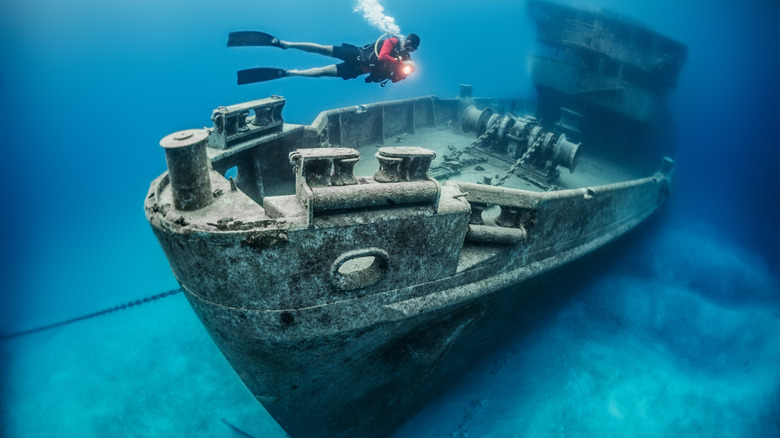 Kittiwake shipwreck off Grand Cayman