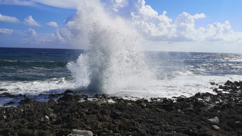Blowhole in Grand Cayman