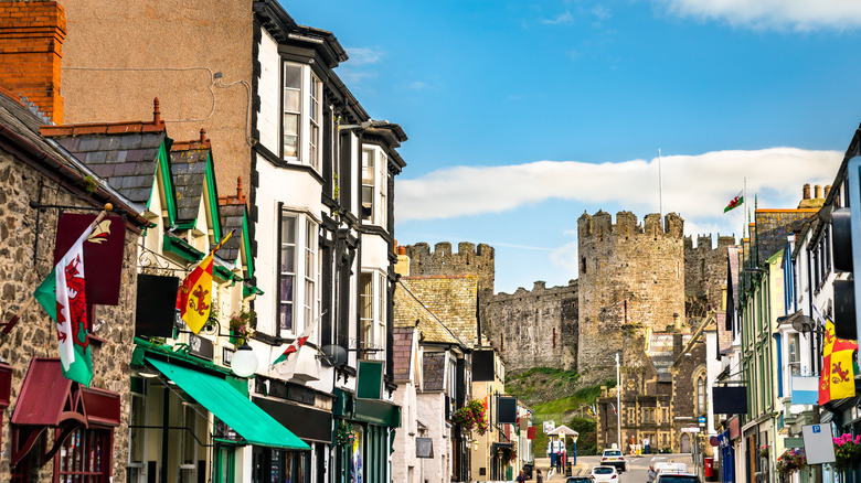 The castle of Conwy