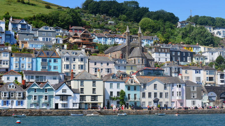 The waterfront of Dartmouth, England