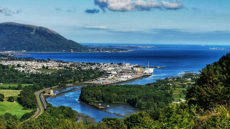 Warrenpoint seen from above