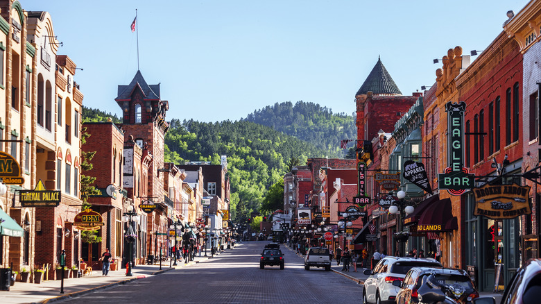 downtown old western village