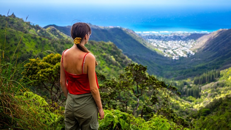 woman in Hawaii