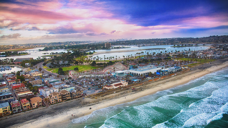 View of San Diego's Mission Beach