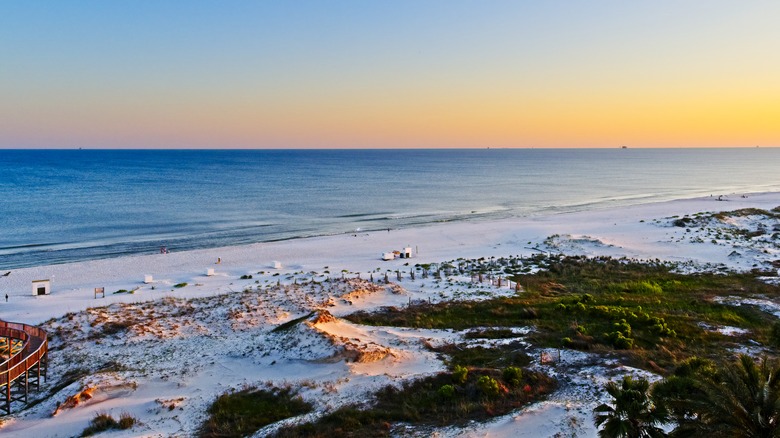 Sunset on the Gulf Shore