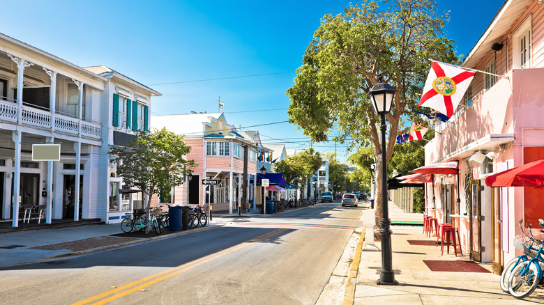 Street view of Key West