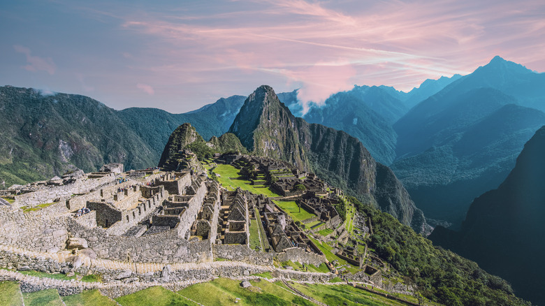 Machu Picchu at sunset