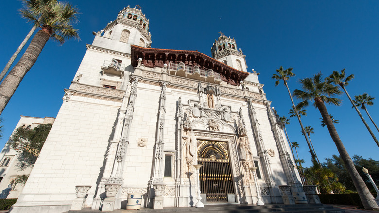 Front door of Hearst Castle