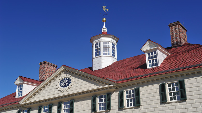 Exterior of Mount Vernon home