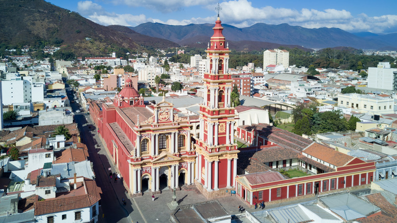 The central church in Salta, Argentina