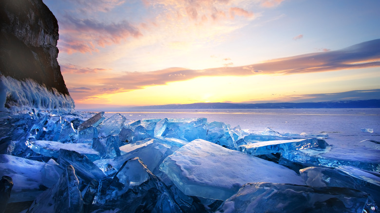 ice on Lake Baikal