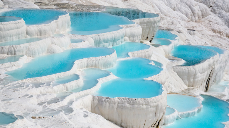 picturesque thermal pools in Turkey
