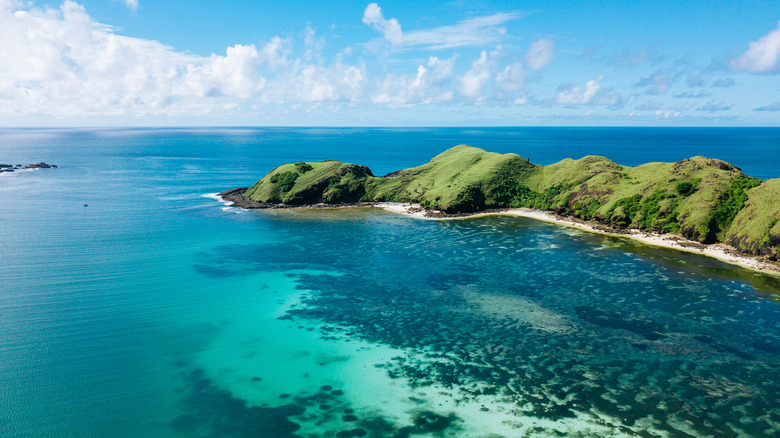 A beach on Lombok