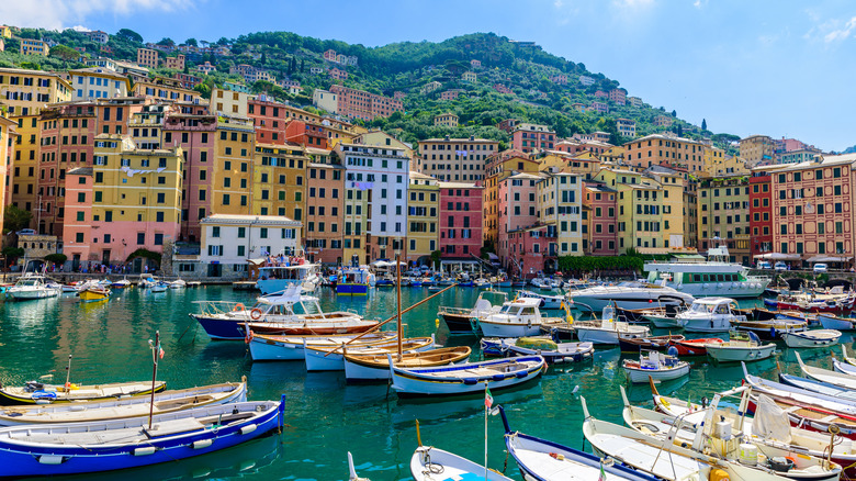 Coastal town of Camogli, Italy