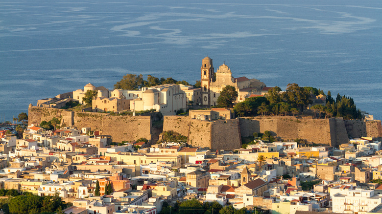 The main town of Lipari