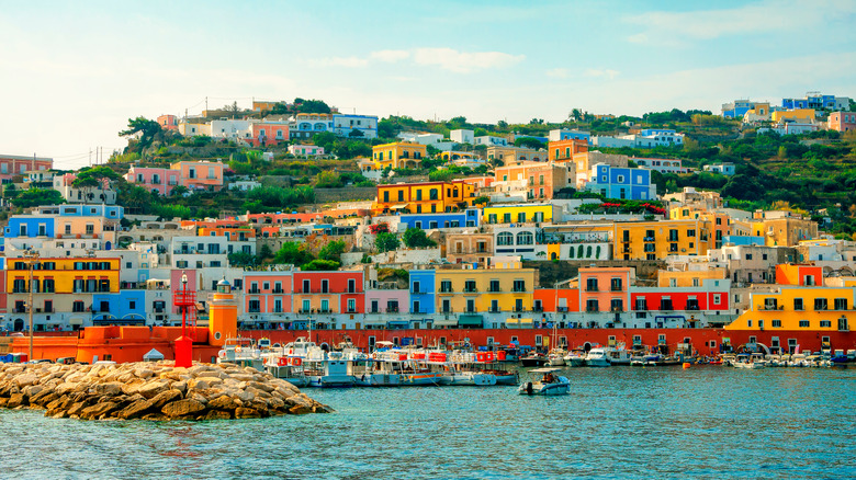 Waterfront of Ponza