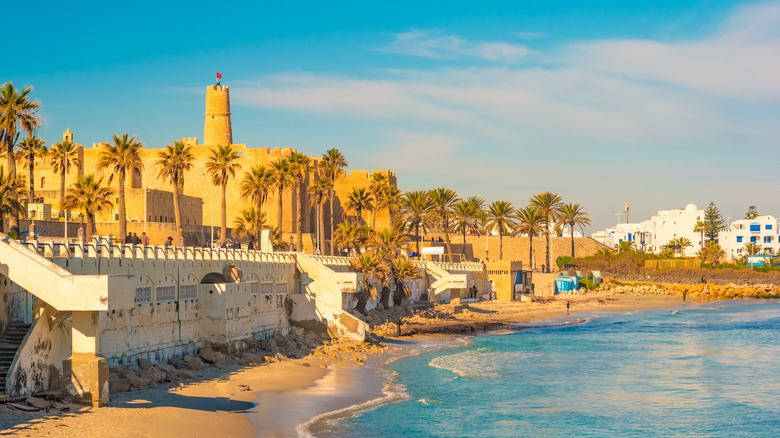 coastal view of Hammamet, Tunisia