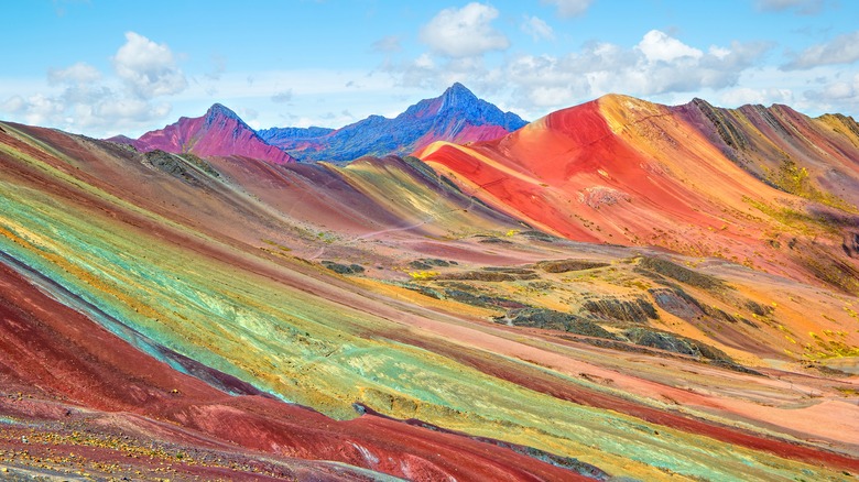 colorful mountain in Peru