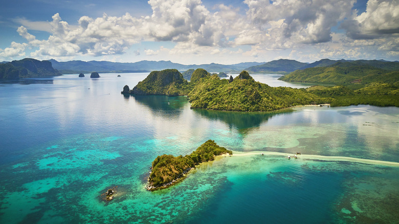 view of Snake Island, Philippines