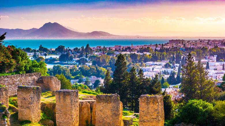 epic view of Tunis, Tunisia